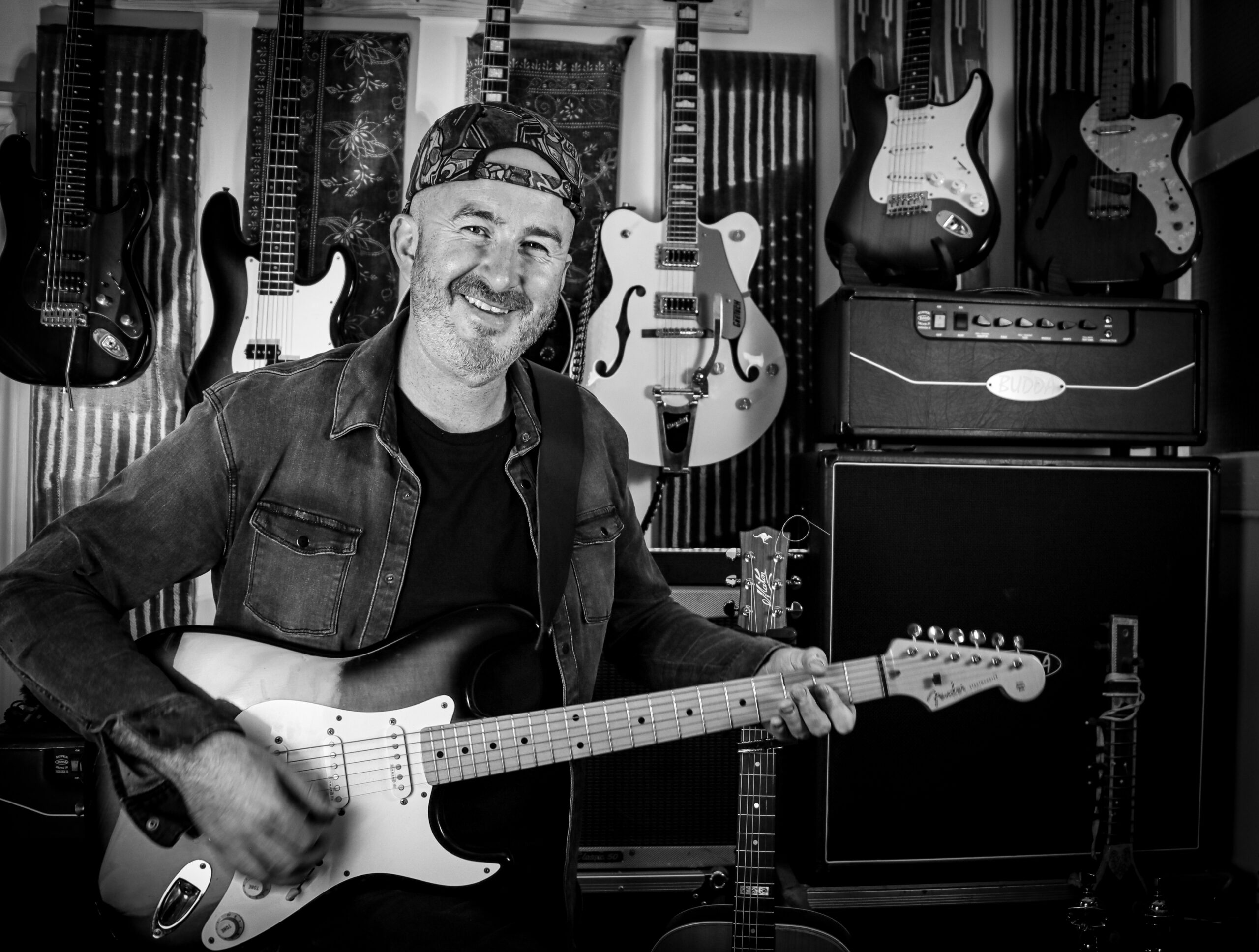 Damien Nolan with guitar