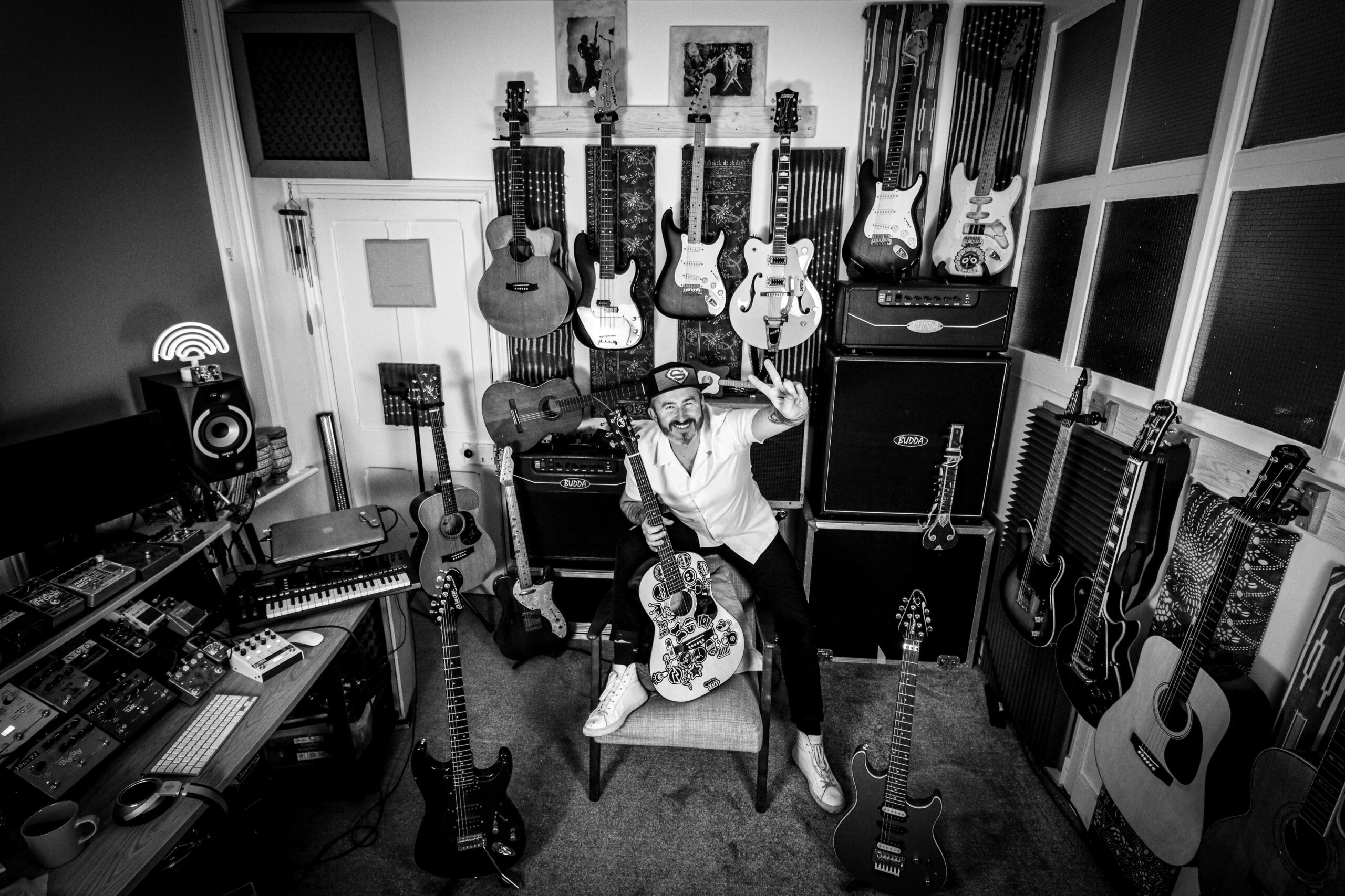 Damien Nolan in studio